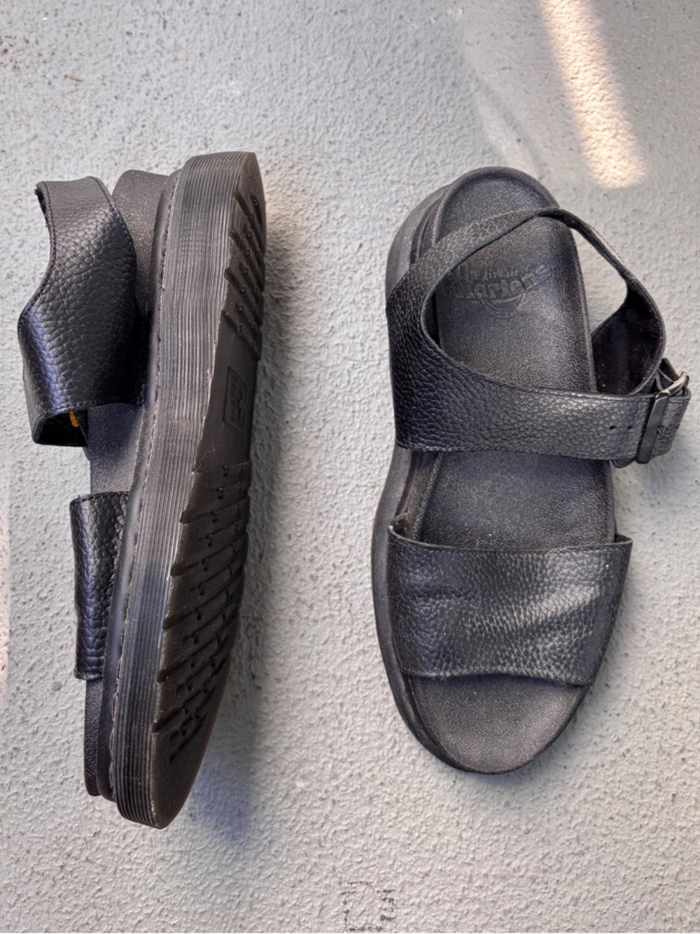 Dr. Martens Leather Platform Sandal